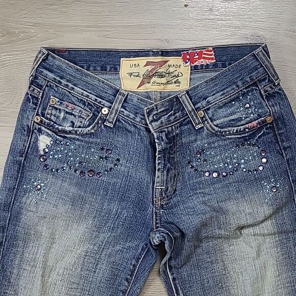 Seven for All Mankind  the great china wall limited edition size 28 - Picture 3 of 11